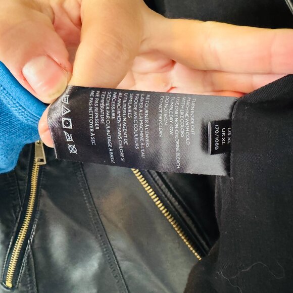 Free People Harriet Vegan Leather Hooded Moto Jacket - XL - Picture 5 of 12